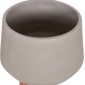 ΓΛΑΣΤΡΑ ΕΣΩΤ.ΧΩΡΟΥ QUAN HM4680.03L FIBER CEMENT ΓΚΡΙ--ΒΑΣΗ TEAK Φ38x62Υεκ
