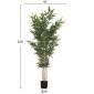 ΔΙΑΚΟΣΜΗΤΙΚΟ ΣΥΝΘΕΤΙΚΟ ΦΥΤΟ HM4737 BAMBOO ΣΕ ΓΛΑΣΤΡΑ 20x95x200Υεκ.