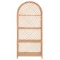 ΒΙΒΛΙΟΘΗΚΗ HM9552 ΑΠΟ ΦΥΣΙΚΟ RATTAN ΣΕ ΦΥΣΙΚΟ ΧΡΩΜΑ 80x40x182Υεκ.