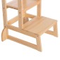 ΠΥΡΓΟΣ ΕΚΜΑΘΗΣΗΣ τ.MONTESSORI PEPE HM9291.01 ΞΥΛΟ ΠΕΥΚΟΥ ΦΥΣΙΚΟ 55x53x90Υεκ