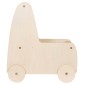ΠΑΙΔΙΚΟ ΤΡΟΛΕΥ/ΚΑΡΟΤΣΑΚΙ RICKI HM18341.01 MDF & ΚΟΝΤΡΑΠΛΑΚΕ ΦΥΣΙΚΟ 33x45x50Υεκ
