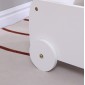 ΠΑΙΔΙΚΟ ΤΡΟΛΕΥ/ΚΑΡΟΤΣΑΚΙ RICKI HM18341.03 MDF & ΚΟΝΤΡΑΠΛΑΚΕ ΛΕΥΚΟ 33x45x50Υεκ