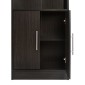 ΒΙΒΛΙΟΘΗΚΗ ΜΕΛΑΜΙΝΗΣ ENSLEY HM2027.01 ZEBRANO 60X30X180 εκ.