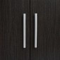 ΒΙΒΛΙΟΘΗΚΗ ΜΕΛΑΜΙΝΗΣ ENSLEY HM2027.01 ZEBRANO 60X30X180 εκ.