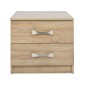 ΚΟΜΟΔΙΝΟ ΜΕ 2 ΣΥΡΤΑΡΙΑ ΚΑΙ ΧΕΡΟΥΛΙ ASHLYN HM2235.02 SONAMA 48x40x42εκ.