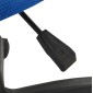 ΚΑΡΕΚΛΑ ΓΡΑΦΕΙΟΥ AKHILA HM1026.06 ΜΠΛΕ ΥΦΑΣΜΑ MESH 40,5x50,5x91,5 εκ.