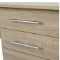 ΓΡΑΦΕΙΟ ΜΕΛΑΜΙΝΗΣ ENSLEY HM2029.02 ΜΕ 3 ΣΥΡΤΑΡΙΑ SONAMA 120X60X76 εκ.