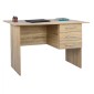ΓΡΑΦΕΙΟ ΜΕΛΑΜΙΝΗΣ ENSLEY HM2029.02 ΜΕ 3 ΣΥΡΤΑΡΙΑ SONAMA 120X60X76 εκ.