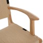 ΠΟΛΥΘΡΟΝΑ RUBBERWOOD ΚΑΙ ΣΧΟΙΝΙ 62,5x60x88Yεκ.HM9324.01
