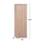 ΠΑΠΟΥΤΣΟΘΗΚΗ ΞΥΛΙΝΗ DAYANNA ΜΕ 6 ΡΑΦΙΑ 60X43X180.5εκ. SONAMA HM2379.02