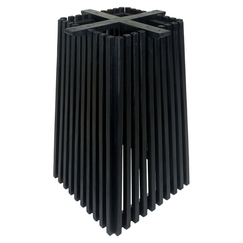 ΒΑΣΗ ΤΡΑΠΕΖΙΟΥ ΕΣΩΤ.ΧΩΡΟΥ ΤΕΤΡΑΓΩΝΗ FRANTZ HM9460.12 ΞΥΛΟ MINDI ΣΕ ΜΑΥΡΟ 45x45x73Y εκ.