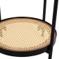 ΒΟΗΘΗΤΙΚΟ ΤΡΑΠΕΖΙ SEITZ HM18031 ΓΥΑΛΙ TOP-ΜΕΤΑΛΛΟ-RATTAN ΣΕ ΦΥΣΙΚΟ Φ50x56Υεκ.