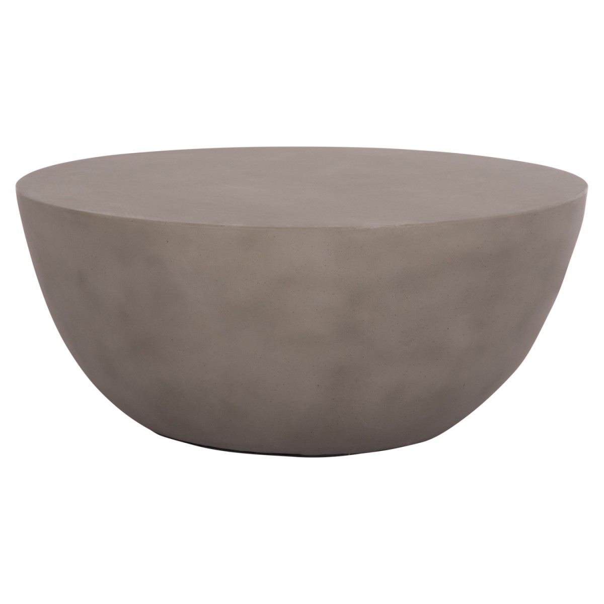 ΤΡΑΠΕΖΙ ΣΑΛΟΝΙΟΥ ΣΤΡΟΓΓΥΛΟ ALLAN HM18162.03 FIBER CEMENT ΣΕ ΓΚΡΙ--Φ92x49Υεκ.