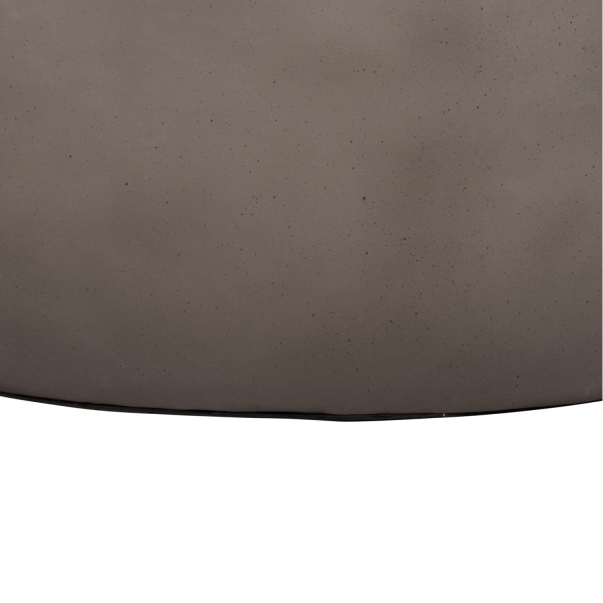 ΤΡΑΠΕΖΙ ΣΑΛΟΝΙΟΥ ΣΤΡΟΓΓΥΛΟ ALLAN HM18162.03 FIBER CEMENT ΣΕ ΓΚΡΙ--Φ92x49Υεκ.