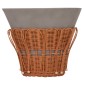 ΤΡΑΠΕΖΙ ΒΟΗΘΗΤΙΚΟ PERRAL HM18164.03S FIBER CEMENT ΓΚΡΙ-ΦΥΣΙΚΟ RATTAN--Φ42x36Υεκ
