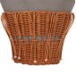 ΤΡΑΠΕΖΙ ΒΟΗΘΗΤΙΚΟ PERRAL HM18164.03S FIBER CEMENT ΓΚΡΙ-ΦΥΣΙΚΟ RATTAN--Φ42x36Υεκ