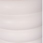 ΣΚΑΜΠΟ PUFFAT HM18172.02 FIBER CEMENT ΛΕΥΚΟ- ΞΥΛΟ TEAK TOP Φ45x46Υεκ.
