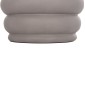 ΣΚΑΜΠΟ PUFFAT HM18172.03 FIBER CEMENT ΓΚΡΙ- ΞΥΛΟ TEAK TOP Φ45x46Υεκ.