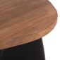 ΒΟΗΘΗΤΙΚΟ ΤΡΑΠΕΖΙ AIDA HM4692.01 FIBER CEMENT ΜΑΥΡΟ--ΞΥΛΟ TEAK TOP 47x60x59Υεκ