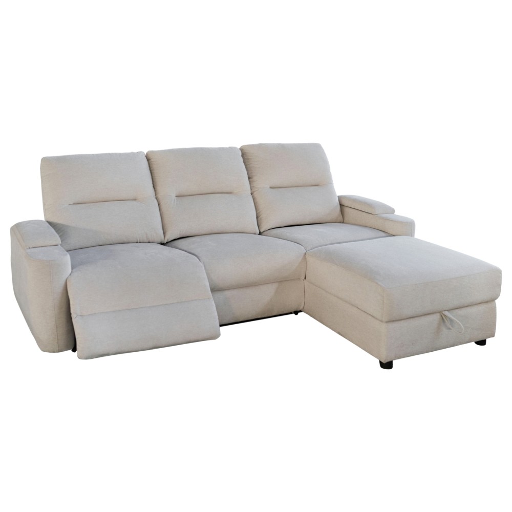 ΚΑΝΑΠΕΣ ΔΕΞΙΑ ΓΩΝΙΑ SYNTHIA HM3308.01R ΑΝΑΚΛΙΣΗ & ΑΠΟΘ.ΧΩΡΟΣ--ΜΠΕΖ 245x170x98Υεκ