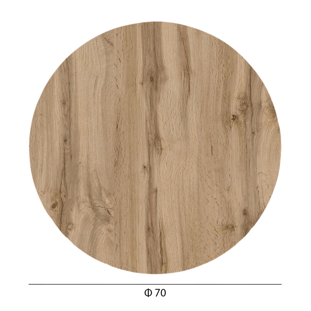 ΕΠΙΦΑΝΕΙΑ ΤΡΑΠΕΖΙΟΥ HPL ΣΤΡΟΓΓΥΛΗ HM5842.36 SONAMA OAK Φ70εκ.