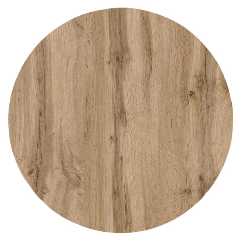 ΕΠΙΦΑΝΕΙΑ ΤΡΑΠΕΖΙΟΥ HPL ΣΤΡΟΓΓΥΛΗ HM6351.36 SONAMA OAK Φ120εκ.