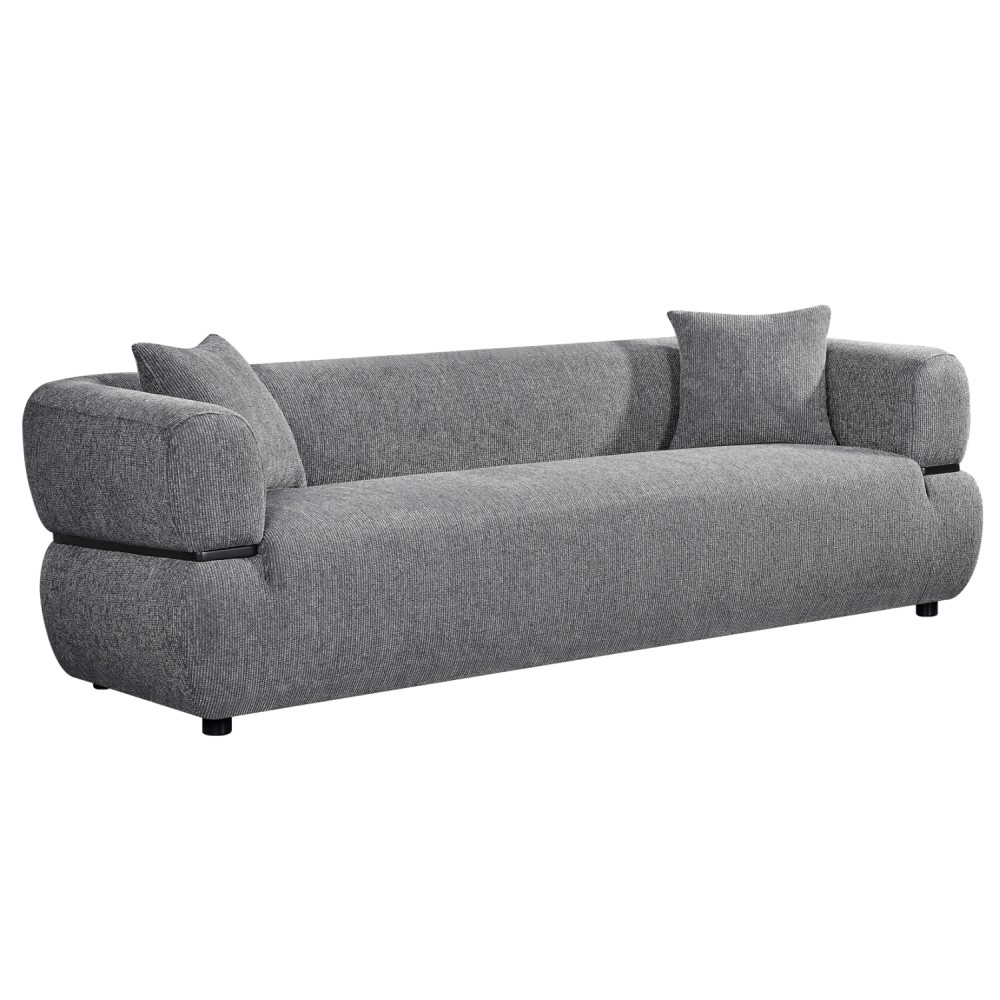 ΚΑΝΑΠΕΣ 3-ΘΕΣΙΟΣ ARCTIS HM3327.01 ΓΚΡΙ ΥΦΑΣΜΑ 229x88x88Υεκ.