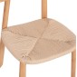 KΑΡΕΚΛΑ ΤΡΑΠΕΖΑΡΙΑΣ OSORIO HM18335.01 RUBBERWOOD & ΣΧΟΙΝΙ ΣΕ ΦΥΣΙΚΟ 51x55x74Υεκ
