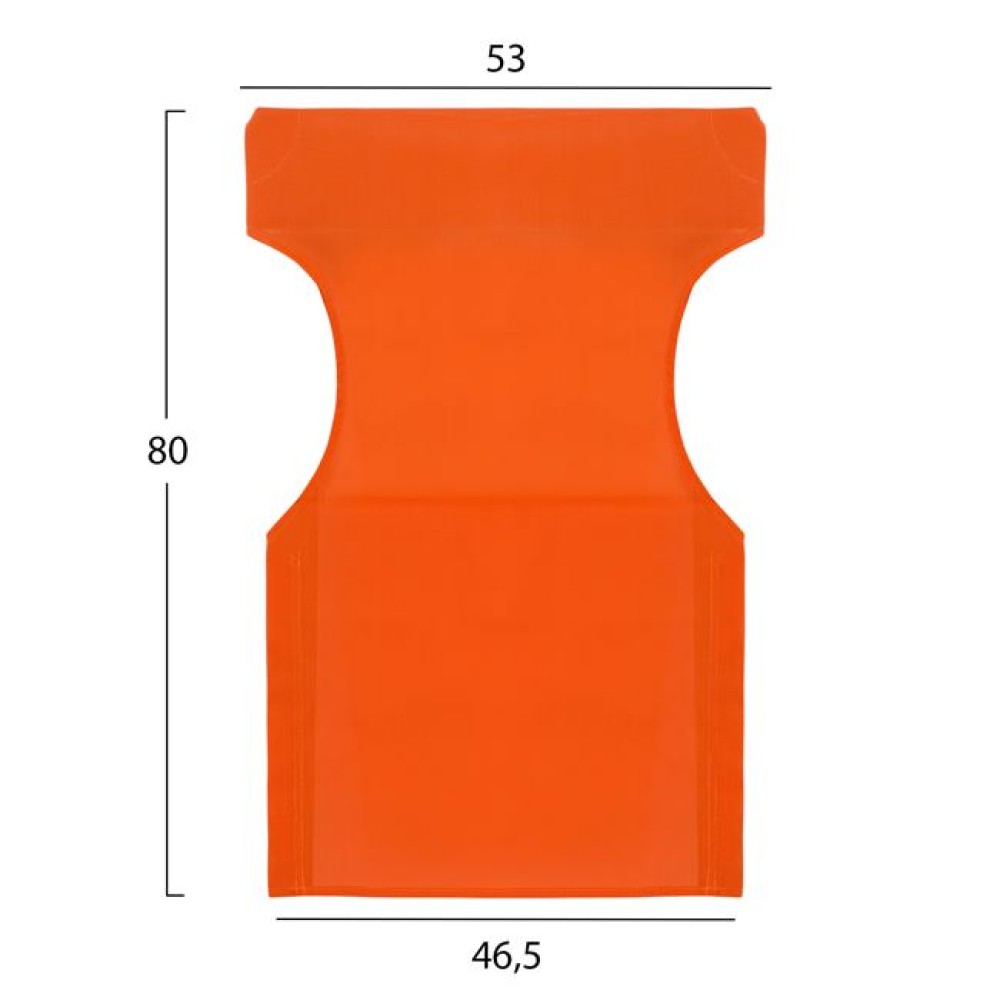 ΜΑΞΙΛΑΡΙ TEXTILENE 600gr/m2 2X1 ΠΟΡΤΟΚΑΛΙ ΓΙΑ ΠΟΛΥΘΡΟΝΑ ΣΚΗΝ. HM5272.02 46.5Χ53Χ80Υεκ.