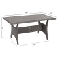 ΣΕΤ ΣΑΛΟΝΙ ΓΩΝΙΑ & ΤΡΑΠΕΖΙ CARSON HM6078.01 ΓΚΡΙ ΣΥΝΘ.RATTAN-ΜΑΞΙΛΑΡΙΑ