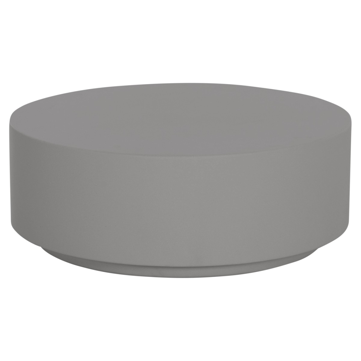 ΤΡΑΠΕΖΙ ΜΕΣΗΣ FIBER CEMENT ΣΤΡΟΓΓΥΛΟ KYOKO HM6579.01 ΓΚΡΙ Φ90x30Υεκ.