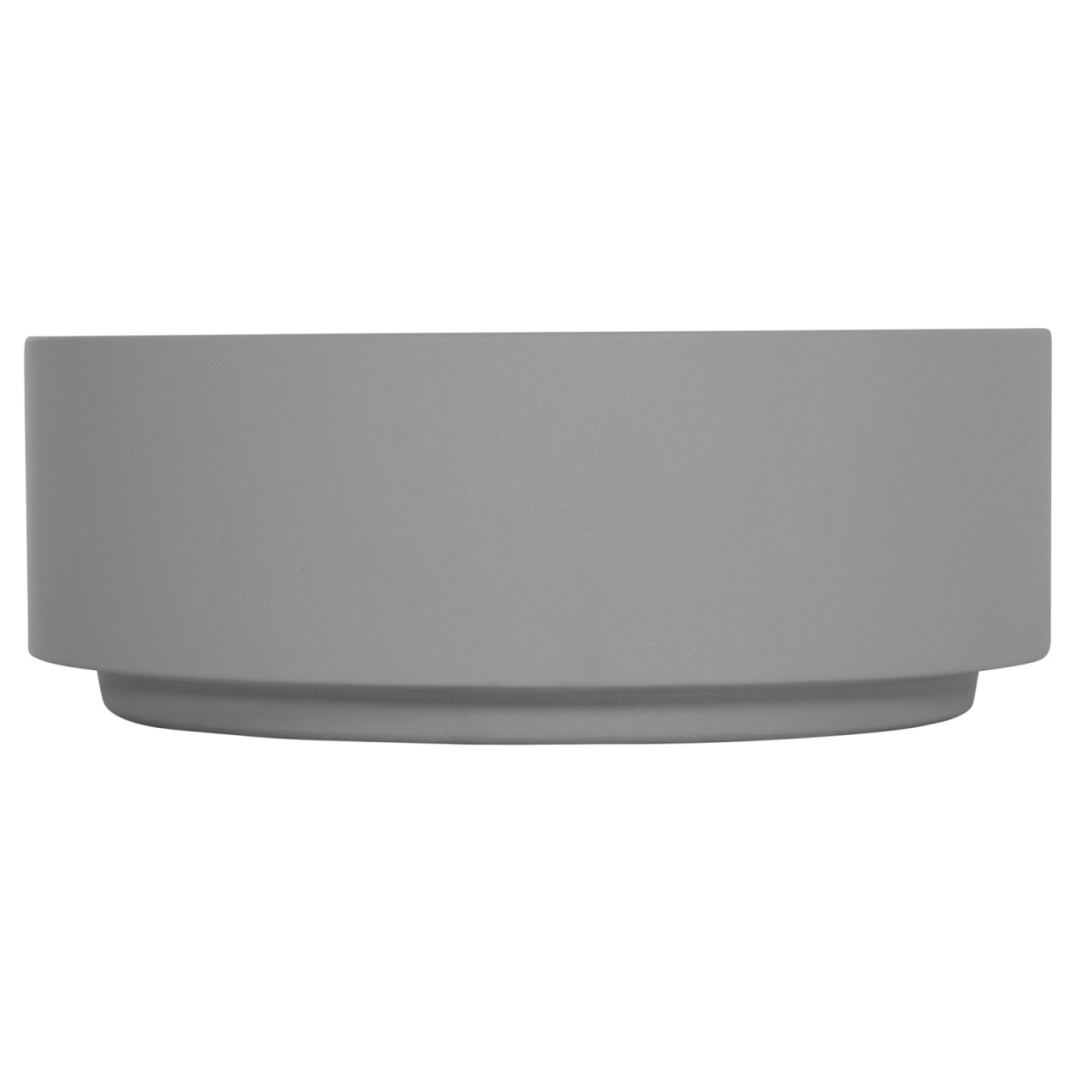 ΤΡΑΠΕΖΙ ΜΕΣΗΣ FIBER CEMENT ΣΤΡΟΓΓΥΛΟ KYOKO HM6579.01 ΓΚΡΙ Φ90x30Υεκ.