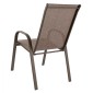 ΠΟΛΥΘΡΟΝΑ LEON ΜΕΤΑΛΛΙΚΗ ΜΕ ΚΑΦΕ TEXTLINE HM5000.02 55x72x91cm