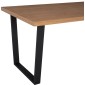 ΣΕΤ ΤΡΑΠΕΖΑΡΙΑΣ 7ΤΜΧ ASTORIA HM10933.02 MDF TOP--ΥΦΑΣΜΑ ΜΠΕΖ/ΚΑΦΕ & ΜΕΤΑΛΛΟ ΜΑΥΡΟ
