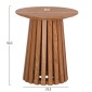 ΣΕΤ 2ΤΜΧ ΤΡΑΠΕΖΙΑ ΣΑΛΟΝΙΟΥ TALBERT HM21083 MDF ΦΥΣΙΚΟ ΞΥΛΟΥ Φ80εκ & Φ45εκ