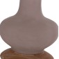 ΔΙΑΚΟΣΜΗΤΙΚΟ ΒΑΖΟ ΔΑΠΕΔΟΥ NEBULA HM4660.05L FIBER CEMENT TAUPE--ΞΥΛΟ ΤΕΑΚ Φ45x172Υεκ