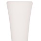 ΔΙΑΚΟΣΜΗΤΙΚΟ ΒΑΖΟ ΔΑΠΕΔΟΥ NEBULA HM4660.02M FIBER CEMENT ΛΕΥΚΟ--ΞΥΛΟ ΤΕΑΚ Φ45x148Υεκ