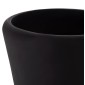 ΔΙΑΚΟΣΜΗΤΙΚΟ ΒΑΖΟ ΔΑΠΕΔΟΥ NEBULA HM4660.01M FIBER CEMENT ΜΑΥΡΟ--ΞΥΛΟ ΤΕΑΚ Φ45x148Υεκ