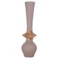 ΔΙΑΚΟΣΜΗΤΙΚΟ ΒΑΖΟ ΔΑΠΕΔΟΥ NEBULA HM4660.05M FIBER CEMENT TAUPE--ΞΥΛΟ ΤΕΑΚ Φ45x148Υεκ