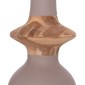 ΔΙΑΚΟΣΜΗΤΙΚΟ ΒΑΖΟ ΔΑΠΕΔΟΥ NEBULA HM4660.05M FIBER CEMENT TAUPE--ΞΥΛΟ ΤΕΑΚ Φ45x148Υεκ