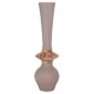 ΔΙΑΚΟΣΜΗΤΙΚΟ ΒΑΖΟ ΔΑΠΕΔΟΥ NEBULA HM4660.05M FIBER CEMENT TAUPE--ΞΥΛΟ ΤΕΑΚ Φ45x148Υεκ
