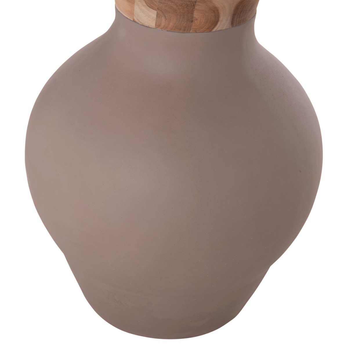 ΔΙΑΚΟΣΜΗΤΙΚΟ ΒΑΖΟ ΔΑΠΕΔΟΥ NEBULA HM4660.05M FIBER CEMENT TAUPE--ΞΥΛΟ ΤΕΑΚ Φ45x148Υεκ