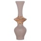 ΔΙΑΚΟΣΜΗΤΙΚΟ ΒΑΖΟ ΔΑΠΕΔΟΥ NEBULA HM4660.05S FIBER CEMENT TAUPE--ΞΥΛΟ ΤΕΑΚ Φ45x115Υεκ