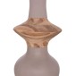 ΔΙΑΚΟΣΜΗΤΙΚΟ ΒΑΖΟ ΔΑΠΕΔΟΥ NEBULA HM4660.05S FIBER CEMENT TAUPE--ΞΥΛΟ ΤΕΑΚ Φ45x115Υεκ
