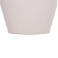 ΔΙΑΚΟΣΜΗΤΙΚΟ ΒΑΖΟ ΔΑΠΕΔΟΥ NEBULA HM4661.02 FIBER CEMENT ΛΕΥΚΟ--ΞΥΛΟ ΤΕΑΚ Φ60x115Υεκ.