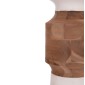 ΔΙΑΚΟΣΜΗΤΙΚΟ ΒΑΖΟ ΔΑΠΕΔΟΥ NEBULA HM4661.02 FIBER CEMENT ΛΕΥΚΟ--ΞΥΛΟ ΤΕΑΚ Φ60x115Υεκ.