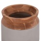 ΔΙΑΚΟΣΜΗΤΙΚΟ ΒΑΖΟ ΔΑΠΕΔΟΥ LINTER HM4662.03L FIBER CEMENT ΓΚΡΙ--ΞΥΛΟ ΤΕΑΚ Φ41x47Υ