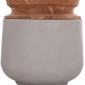 ΔΙΑΚΟΣΜΗΤΙΚΟ ΒΑΖΟ ΔΑΠΕΔΟΥ LINTER HM4662.03L FIBER CEMENT ΓΚΡΙ--ΞΥΛΟ ΤΕΑΚ Φ41x47Υ