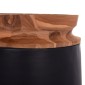 ΔΙΑΚΟΣΜΗΤΙΚΟ ΒΑΖΟ ΔΑΠΕΔΟΥ LINTER HM4662.01L FIBER CEMENT ΜΑΥΡΟ--ΞΥΛΟ ΤΕΑΚ Φ41x47Υεκ.