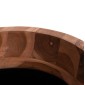 ΔΙΑΚΟΣΜΗΤΙΚΟ ΒΑΖΟ ΔΑΠΕΔΟΥ LINTER HM4662.01L FIBER CEMENT ΜΑΥΡΟ--ΞΥΛΟ ΤΕΑΚ Φ41x47Υεκ.